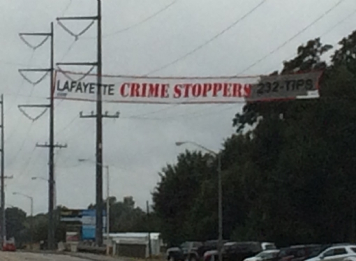 Click to Enlarge Lafayette Crime Stoppers Banner Click to Enlarge Lafayette Crime Stoppers Banner