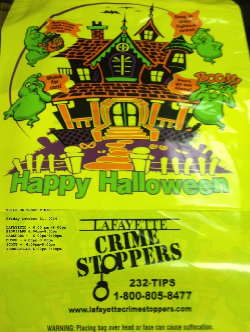 TRICK OR TREAT TIMES IN ACADIANA TRICK OR TREAT TIMES IN ACADIANA
